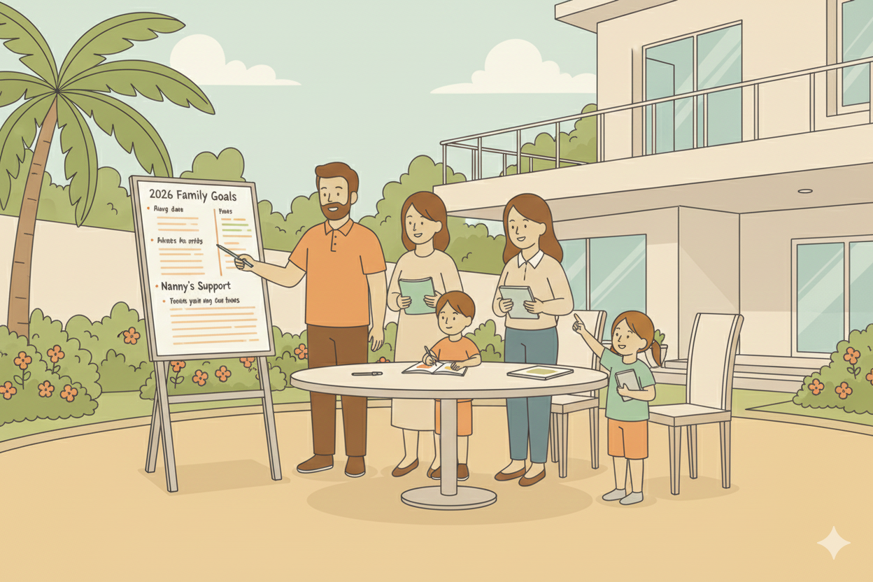 How to Set 2026 Goals With Your Nanny